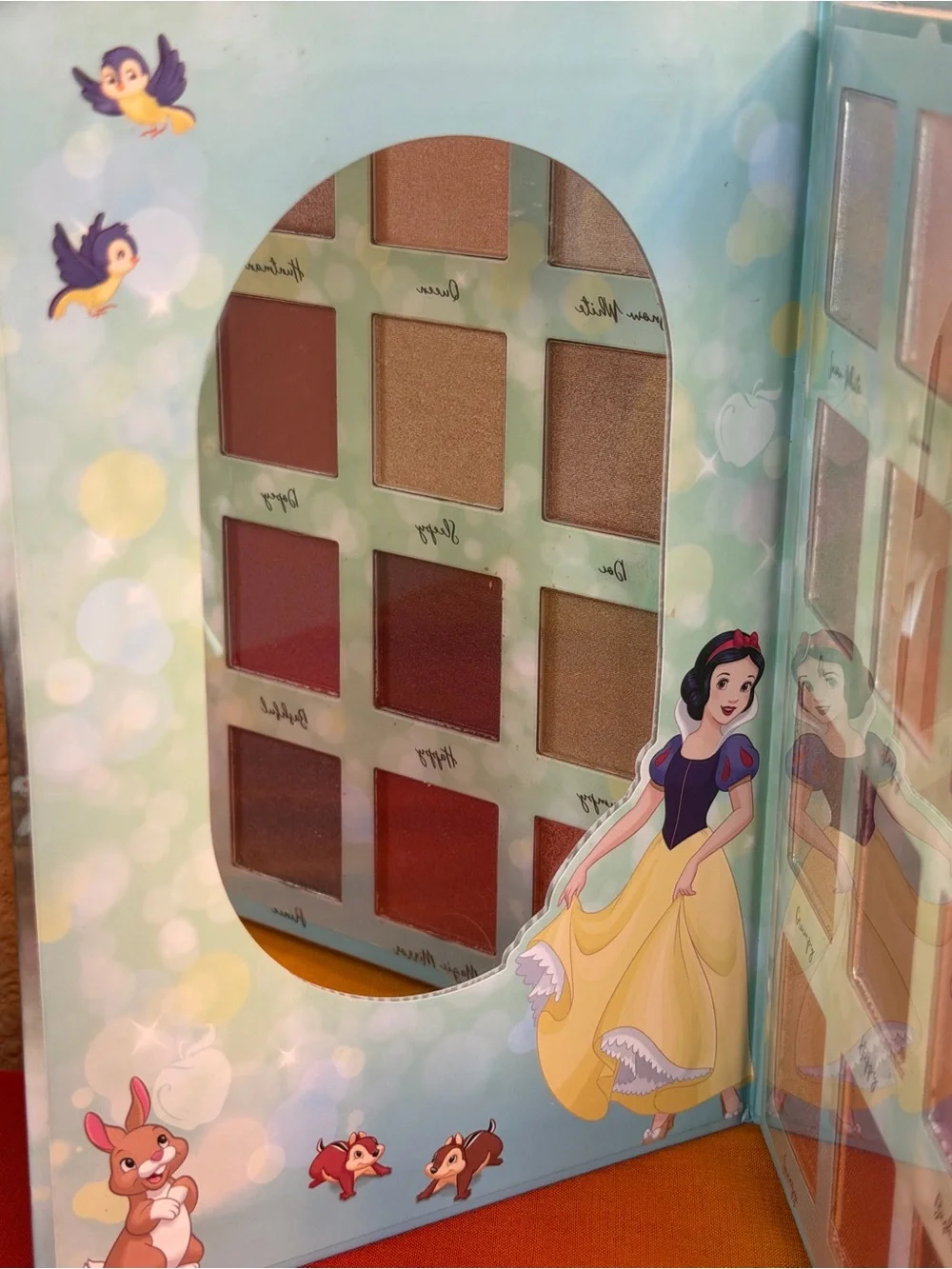 Disney Snow White Eyeshadow Palette - Blue, Cream & Red Accents